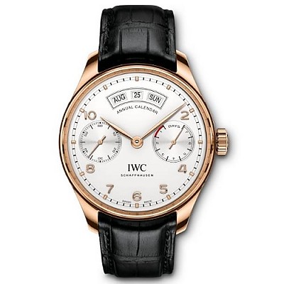 [스페셜오더]IWC-IW503502 IWC 포르투기저 애뉴얼 캘린더 스틸 그린 다이얼 시계 44mm