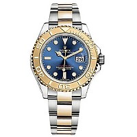 [스페셜오더]ROLEX-롤렉스 요트-마스터 스틸 블루 다이얼 캐주얼시계 40mm #롤렉스짝퉁시계