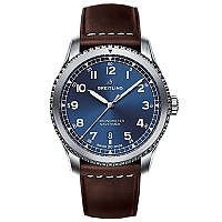 [스페셜오더]BREITLING-브라이틀링 내비타이머 01 크로노그래프 레드 골드 화이트다이얼 시계43mm