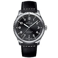 [스페셜오더]BREITLING-브라이틀링 내비타이머 01 크로노그래프 스틸 블루다이얼 시계43mm