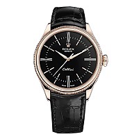 [스페셜오더]ROLEX-롤렉스 첼리니 데이트 스틸 블랙다이얼 시계39mm