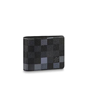 LOUIS VUITTON-N64008 루이비통 다미에 코발트 레드 라티튜드 패턴 슬렌더 월릿