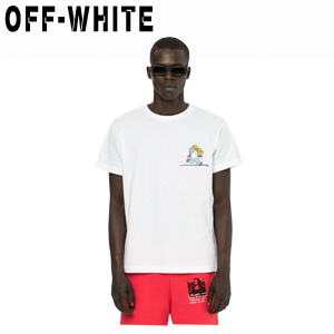 OFF WHITE-오프화이트 HOMER AND BART S/S 티셔츠(남여공용)