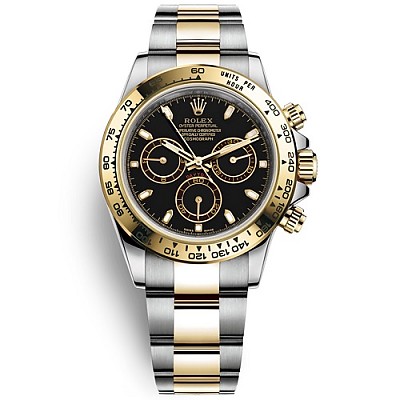 ★[AR팩토리]ROLEX-롤렉스 코스모그래프 데이토나 스틸 블랙다이얼 남성시계 40mm