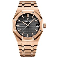 [AP전문OM팩토리][스페셜오더]Audemars Piguet-오데마 피게 로얄 오크 셀프와인딩 크로노그래프 핑크골드 브라운 다이얼 시계41mm