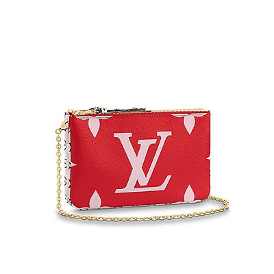 [스페셜오더]LOUIS VUITTON-N60460 루이비통 다미에 아주르 더블 집 포쉐트