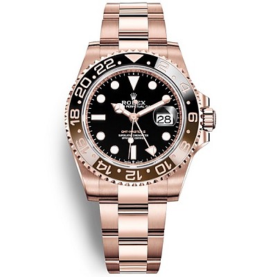 [AR팩토리][스페셜오더]ROLEX-롤렉스 GMT-마스터 II 에버로즈 골드 스틸 콤비 레플리카시계40mm