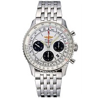 [스페셜오더]BREITLING-브라이틀링 내비타이머 01 크로노그래프 스틸 블루다이얼 시계43mm