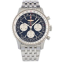 [스페셜오더]BREITLING-브라이틀링 내비타이머 01 크로노그래프 레드 골드 화이트다이얼 시계43mm