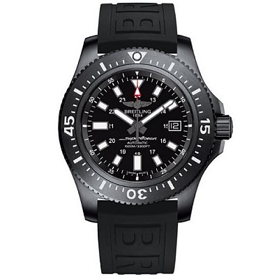 [스페셜오더]BREITLING-브라이틀링 슈퍼오션 볼케이노 블랙 스틸 맨스시계 44mm