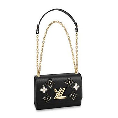 [스페셜오더]LOUIS VUITTON-M54913 루이비통 에삐 레더 메탈 디테일 블랙 트위스트 MM