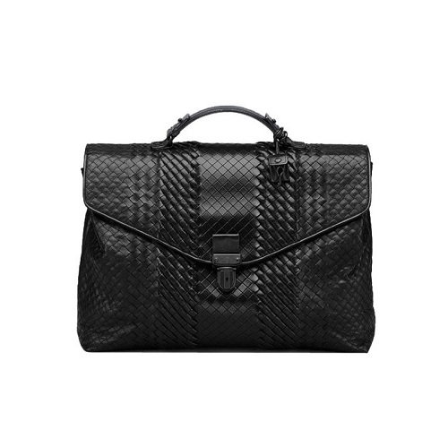 [스페셜오더]BOTTEGA VENETA-284654 보테가 베네타 네로 인트레치오 임페라토레 브리프케이스