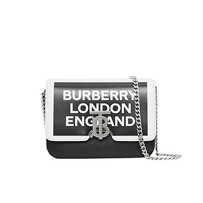 [스페셜오더]BURBERRY-80271781 버버리 내추럴/다크 카민 투톤 스몰 TB 백