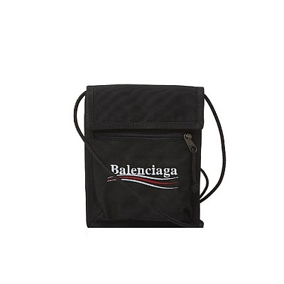 [스페셜오더]BALENCIAGA-532298 발렌시아가 블랙 카 택 익스플로러 파우치 스트랩 백