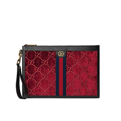 GUCCI-?575371 2074 구찌 GG 벨벳 파우치