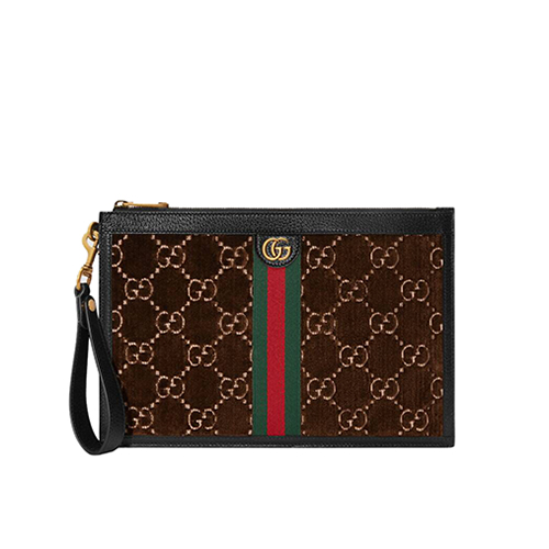 GUCCI-?575371 2074 구찌 GG 벨벳 파우치