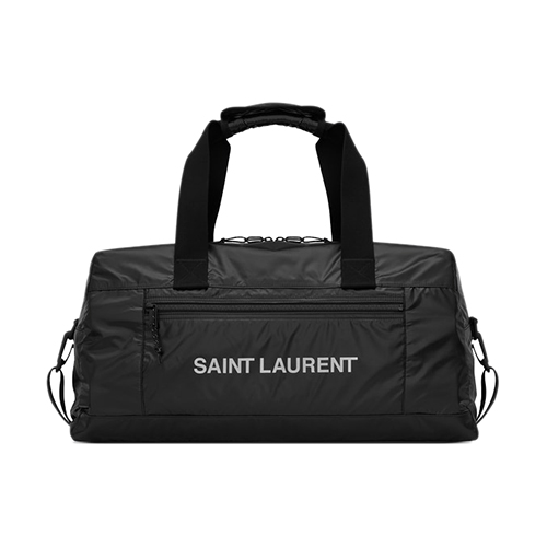 SAINT LAURENT-581374 생 로랑 블랙 NUXX 스포츠 프린트 더플백