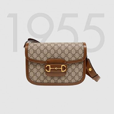 [스페셜오더]GUCCI-602204 6638 구찌 레드 1955 Horsebit 홀스빗 핸드백