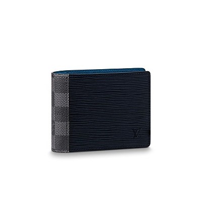 [스페셜오더]LOUIS VUITTON-M63515 루이비통 에삐레더 에피 이니셜 Bleu Azur 멀티플 월릿