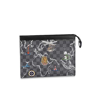 [스페셜오더]LOUIS VUITTON-M30547 루이비통 블랙 타이가 포쉐트 보야주 MM