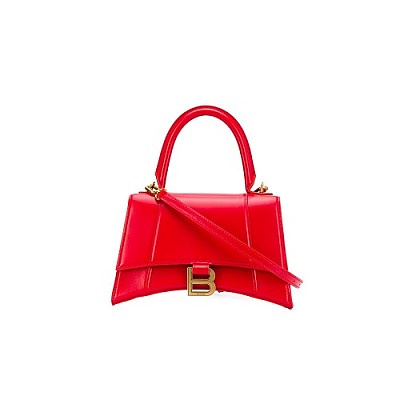 [스페셜오더]BALENCIAGA-592833 발렌시아가 화이트 아워글래스 탑 핸들백 XS