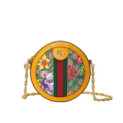 [스페셜오더]GUCCI-550618 1060 구찌 오피디아 블랙 스웨이드 미니 라운드 숄더백