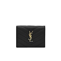 [스페셜오더]SAINT LAURENT-530841 생 로랑 블랙 실버 모노그램 카드 홀더