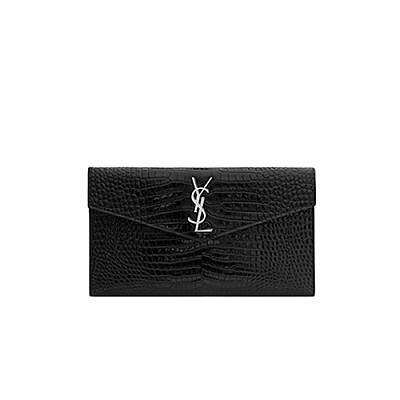 [스페셜오더]SAINT LAURENT-565739 생 로랑 화이트 업타운 파우치