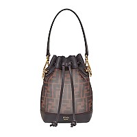 [스페셜오더]FENDI-8BS010 펜디 옐로우 글레이즈드 캔버스 스몰 몬트레조 버킷 백