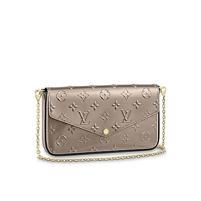 [스페셜오더]LOUIS VUITTON-M64579 루이비통 블랙/핫핑크 모서리 에삐 포쉐트 펠리시