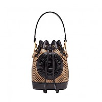 [스페셜오더]FENDI-8BS010 펜디 옐로우 글레이즈드 캔버스 스몰 몬트레조 버킷 백