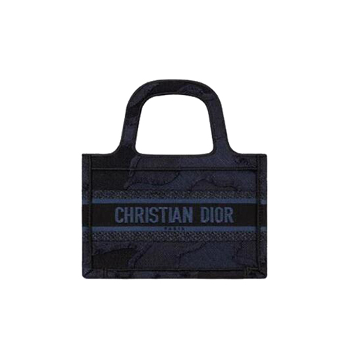 [스페셜오더]DIOR-M1271 디올 블루 카모플라쥬 자수 미니 DIOR BOOK TOTE 백