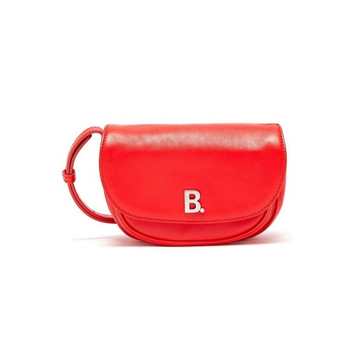 [스페셜오더]BALENCIAGA-580031 발렌시아가 레드 B.Soft Round XS 소프트 라운드 크로스 바디백