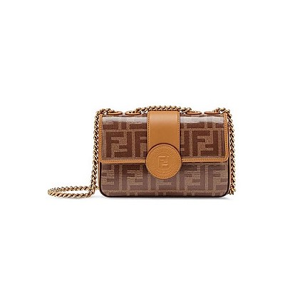 [스페셜오더]FENDI-8BT297 펜디 블랙 더블 F 라지 체인 핸드백 #팬디이미테이션