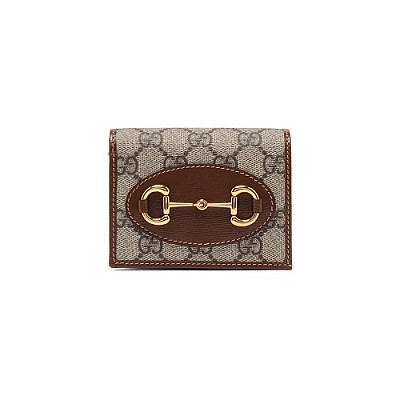 [스페셜오더]GUCCI-‎658549 8563 구찌 브라운 홀스빗 GG 수프림 1955 카드 케이스