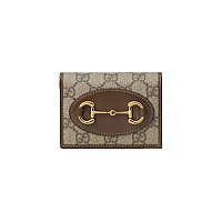 [스페셜오더]GUCCI-621887 9022 구찌 화이트가죽 1955 홀스빗 카드 케이스 지갑