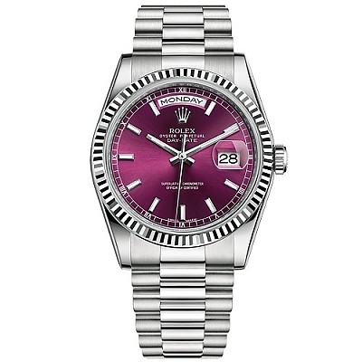 [스페셜오더]ROLEX-롤렉스 데이-데이트 스틸 실버다이얼 남자 시계 40mm