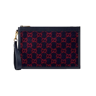 [스페셜오더]GUCCI-598184 8468 구찌 블루/레드 GG 울 스몰 백팩