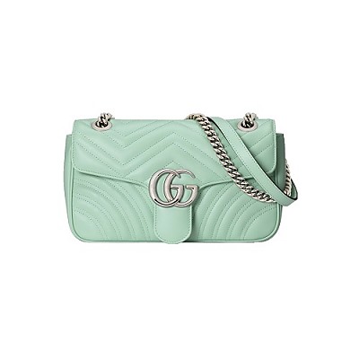 [스페셜오더]GUCCI 443497-5764 구찌 GG 마몽 스몰 진주 장식 마틀라세 숄더백