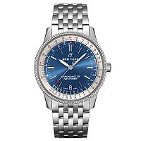 [스페셜오더]BREITLING-브라이틀링 내비타이머 01 크로노그래프 스틸 화이트다이얼 시계43mm