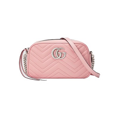 [스페셜오더]GUCCI-447632 6433 구찌 GG Marmont 레드 벨벳 스몰 숄더 백