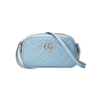 [스페셜오더]GUCCI-447632 6433 구찌 GG Marmont 레드 벨벳 스몰 숄더 백