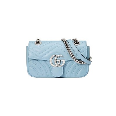 [스페셜오더]GUCCI-446744 8561 구찌 GG 마몽 베이지/레드 미니 핸드백