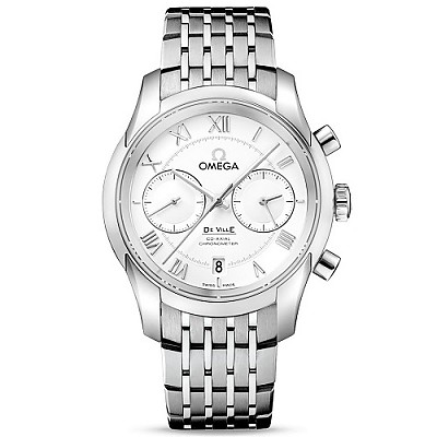 [스페셜오더]OMEGA-오메가 드 빌 코-액시얼 크로노그래프 스틸 블랙 신사시계 42mm