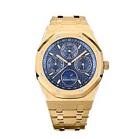 [스페셜오더]Audemars Piguet-오데마피게 로얄 오크 듀얼타임 파워리저브 스틸 블랙 41mm