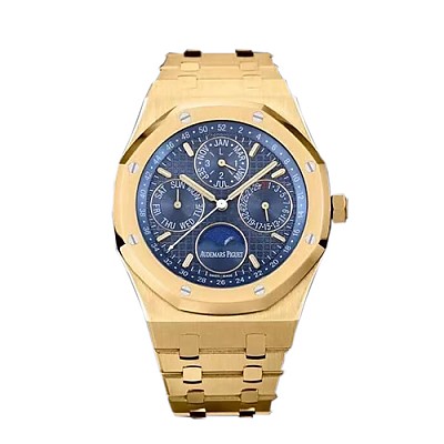 [스페셜오더]Audemars Piguet-오데마 피게 로얄 오크 퍼페츄얼 캘린더 스틸 블랙다이얼 시계41mm