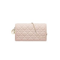 [스페셜오더]Christian Dior-S0204 크리스찬 디올 블랙 까나쥬 Lady Dior 체인 클러치 백