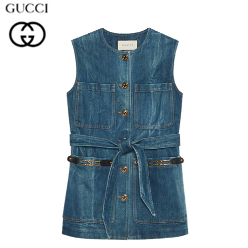 GUCCI-614367 4759 구찌 마블 워시드 데님 베스트