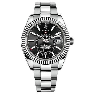 ★[正品완벽재현]ROLEX-326934 롤렉스 스카이-드웰러 스틸 블루 클래식 워치 42mm