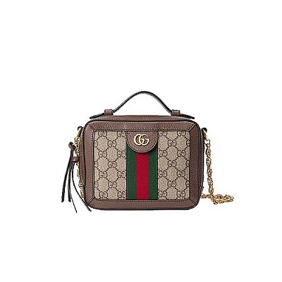 GUCCI-658551 구찌 베이지/에보니 오피디아 GG 미니 숄더백 20cm